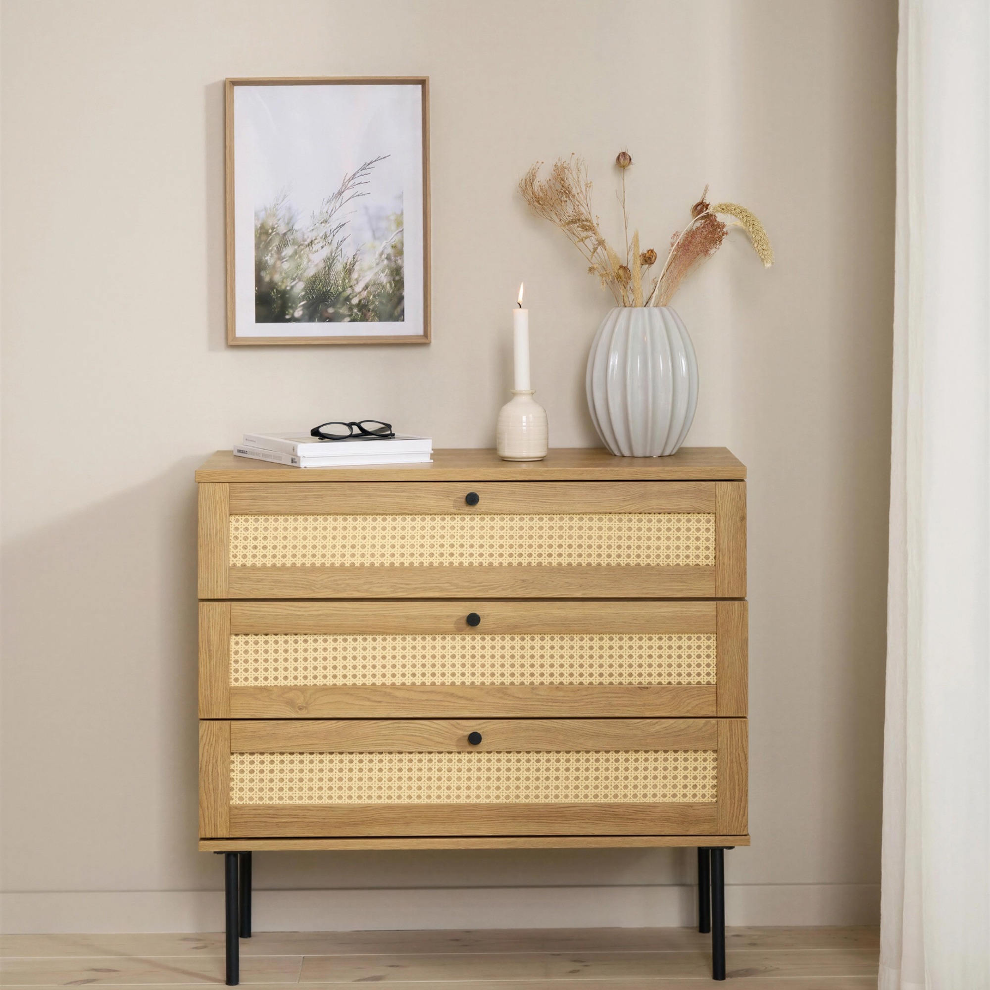 Byrå 'Taormina' 75cm - Természetes