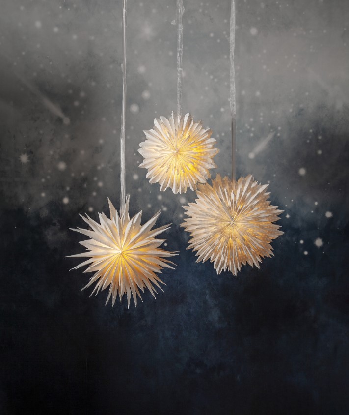 Karácsonyi csillag 'Cloud' - Fehér