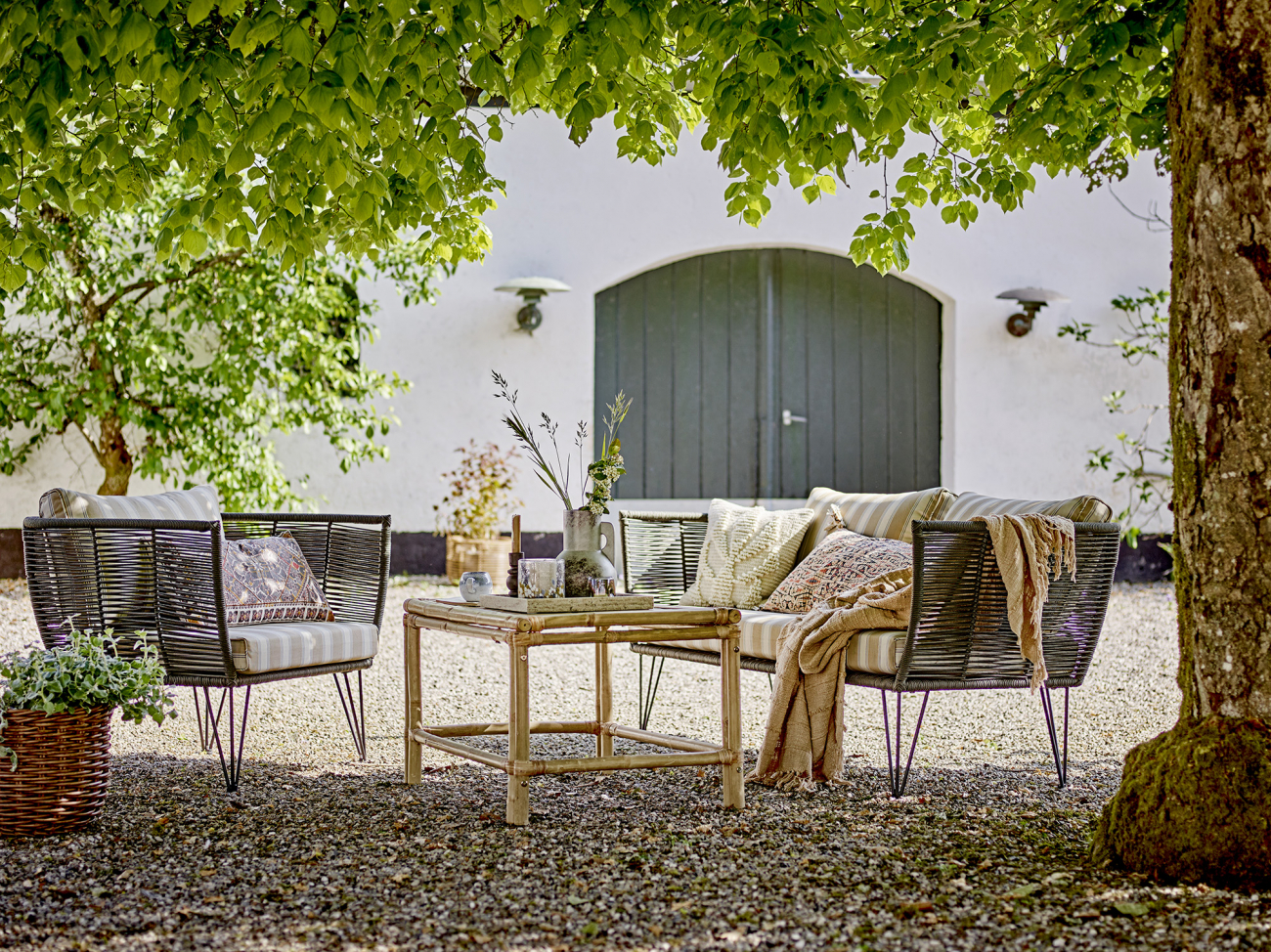 Fotel 'Mundo' - Fekete/Beige