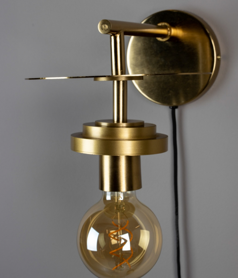 Aden fali lámpa - Sárgaréz