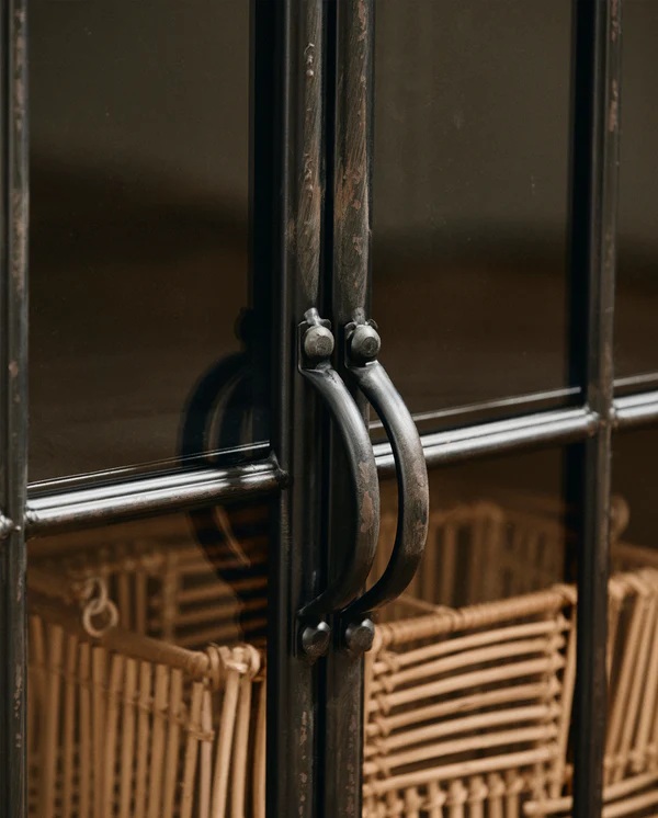 Szekrény 'Downtown Black' 2 - Fekete