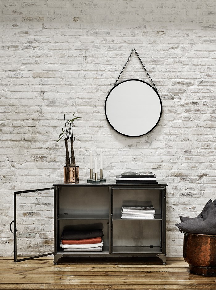 Oldalasztal 'Downtown Black' 1 - Fekete