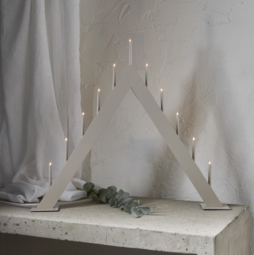 Buzz adventi gyertya 50cm - Bézs