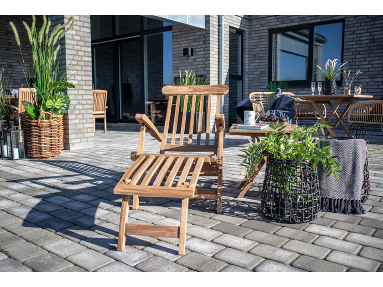 Napozóágy 'Arrecife' - Teak