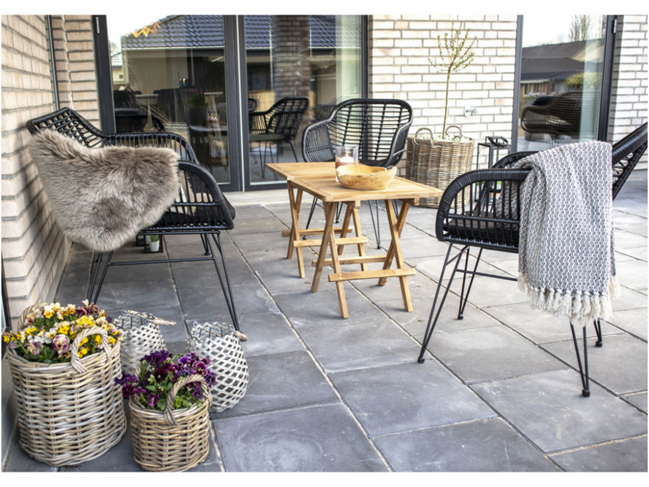 Kanapé 'Trieste' - Fekete