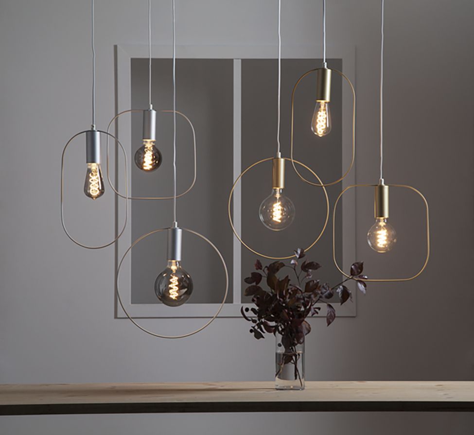 Függő dekoráció 'Form' - Arany/Fehér