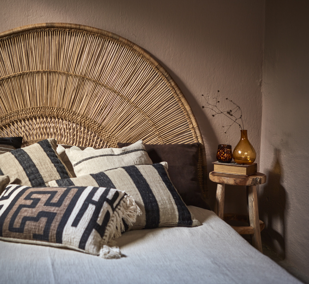 Rund pall 'Arvid' 38cm - Természetes