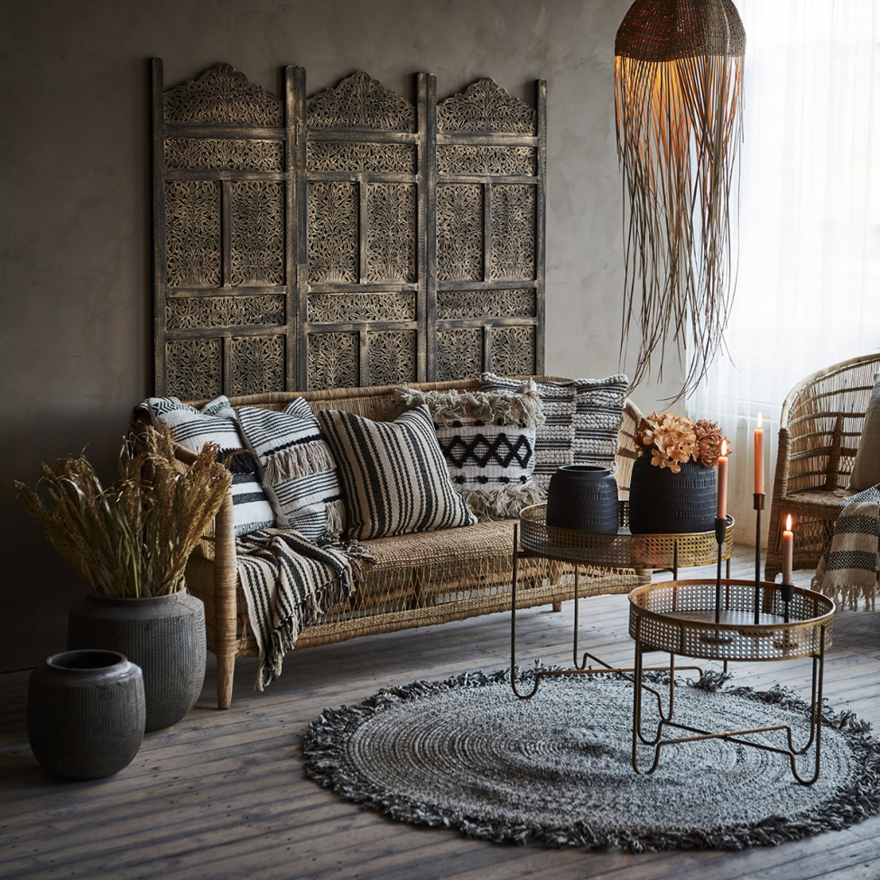 Oldalasztal 'Thomas L' - Réz/vas