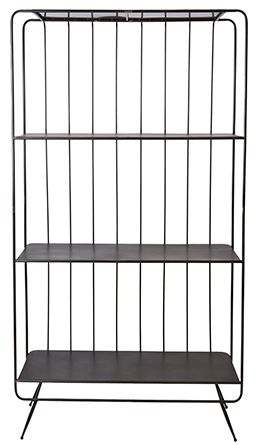 Könyvespolc 'Industrial' 1 - Szürke