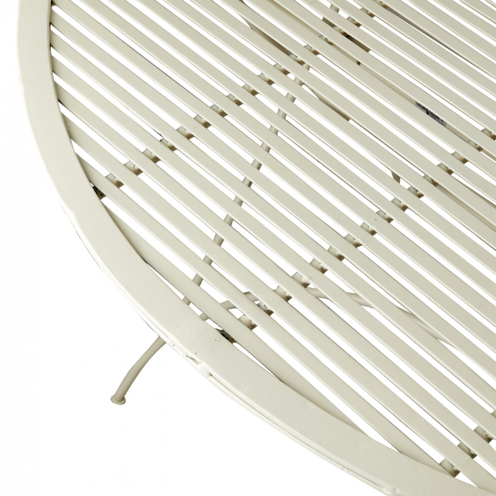 Asztal 'Visby' Kerek 100cm - Fehér