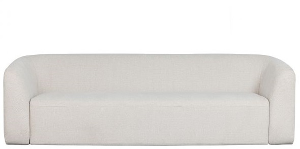 Kanapé 'Sloping' - Gyöngyházfehér