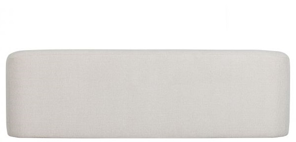 Kanapé 'Sloping' - Gyöngyházfehér