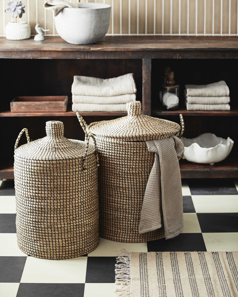 2 db Laudy kosár - Természetes