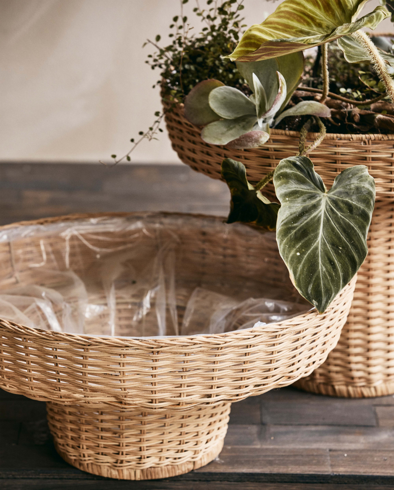 Laurie L virágcserép - Természetes