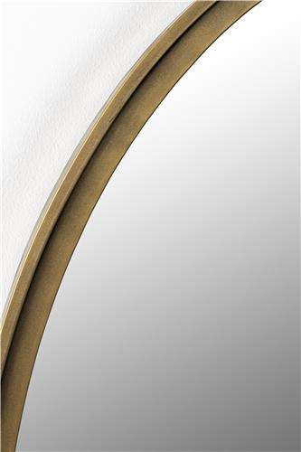 Tükör 'Matz' Ovális - Antik sárgaréz