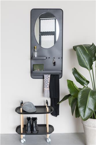 Tükör 'Pascal' L - Fekete