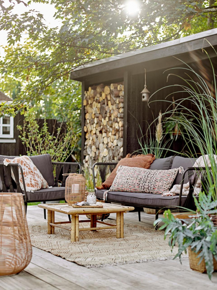 Sofa 'Pavone' - Fekete