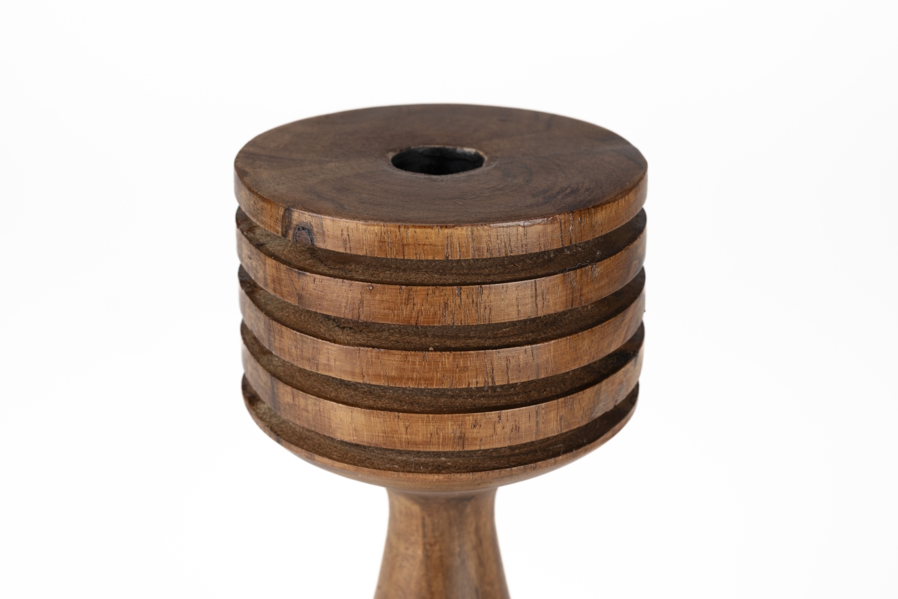 Gyertya tartó 'Hoover' - Barna