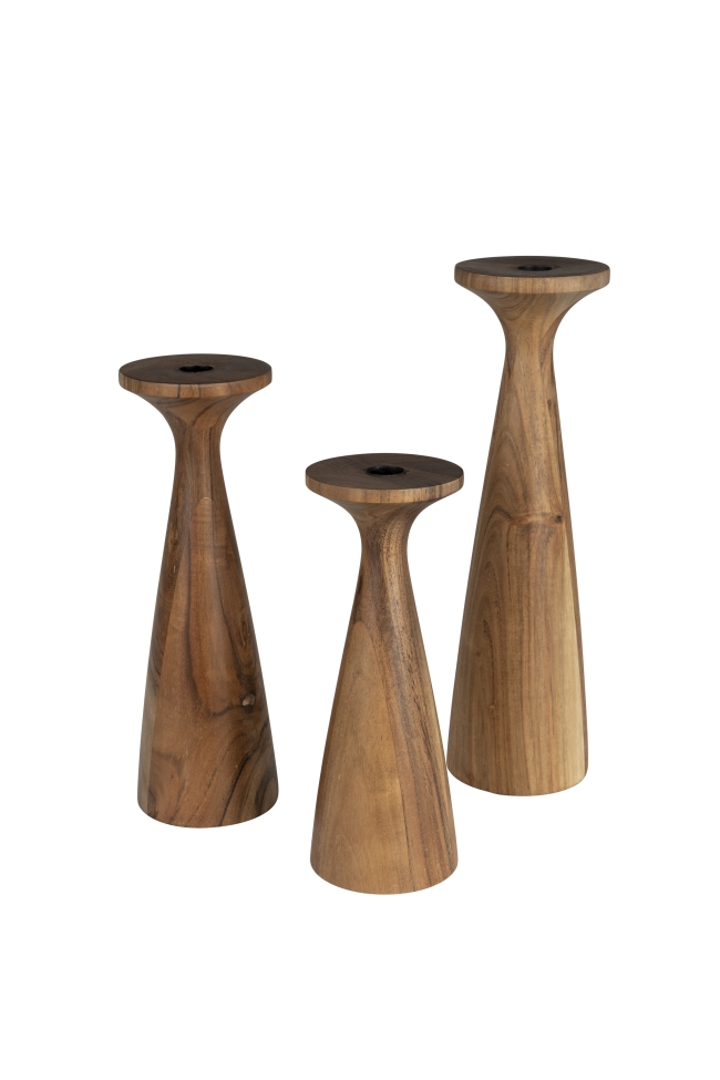 Gyertya tartó 'Flames' - Barna L