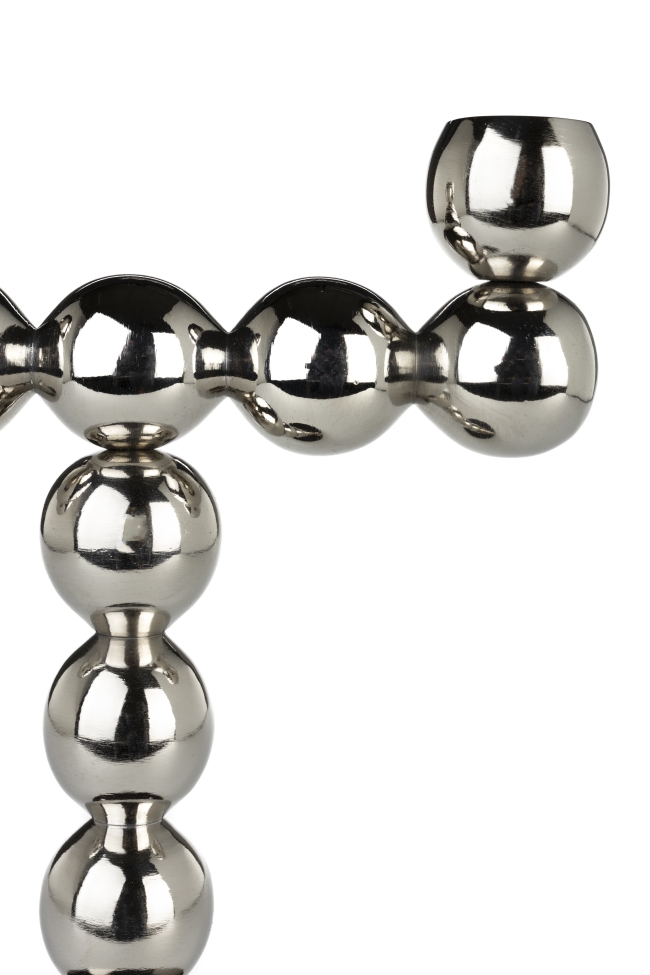 Gyertya tartó 'Bubbles' - Ezüst