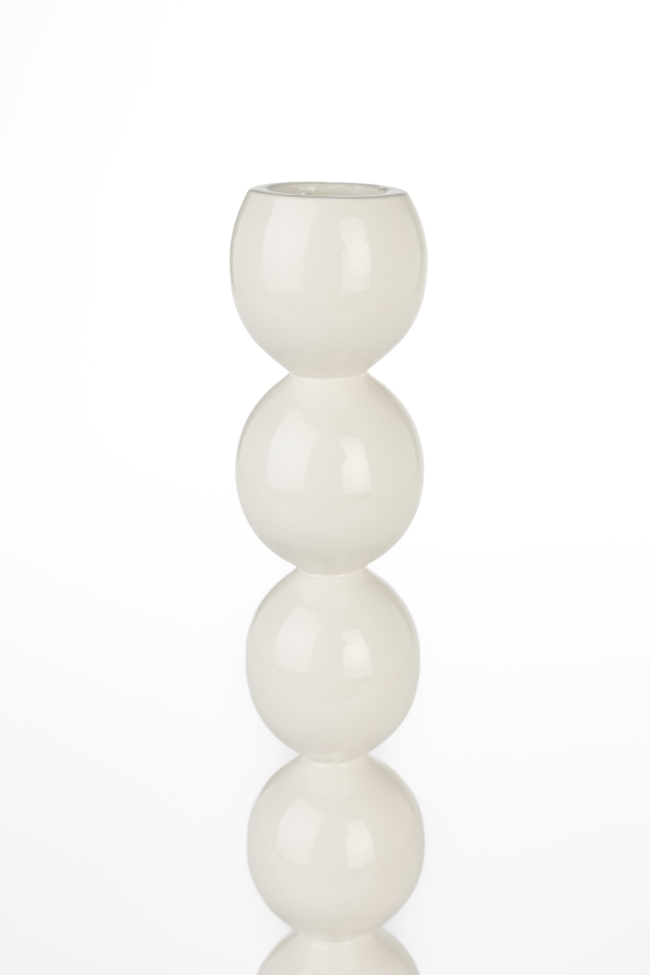 Gyertya tartó 'Bubbles' - Bézs