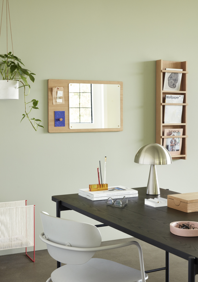 Fali tükör mágnesekkel 'Split' 80x50cm - Tölgy