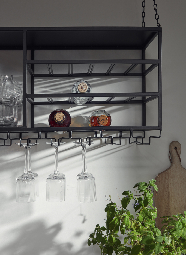 Polc 'Loft' - Fekete