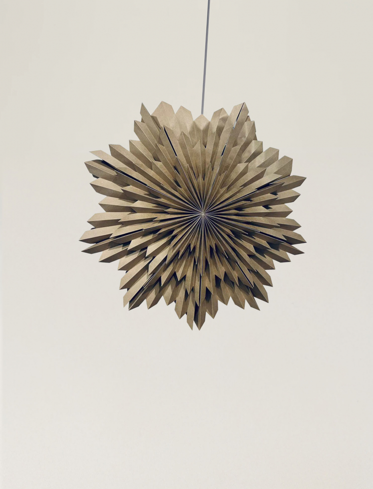 Adventi csillag 'Oslo' 80cm - Barna