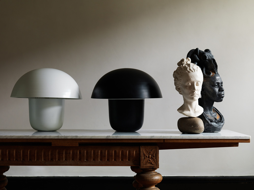 Asztali lámpa 'Carl-Johan' - Fekete S