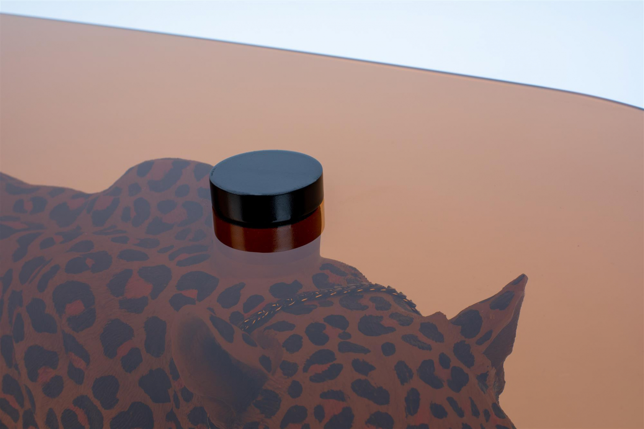 Kávézóasztal 'Dope as hell' - Leopárd