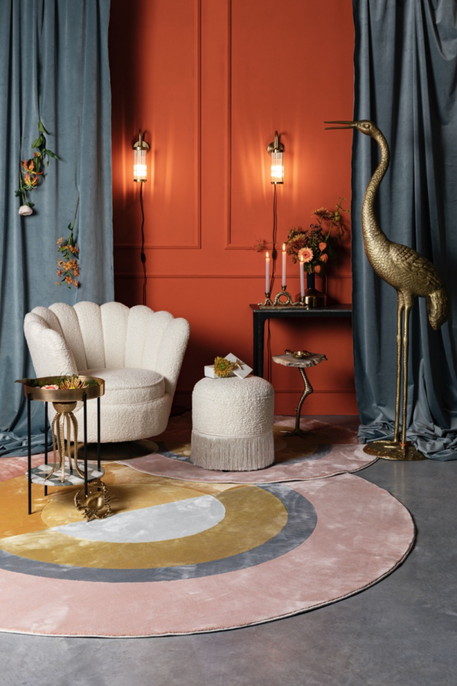 Lámpa 'Angel On Fire' - Arany