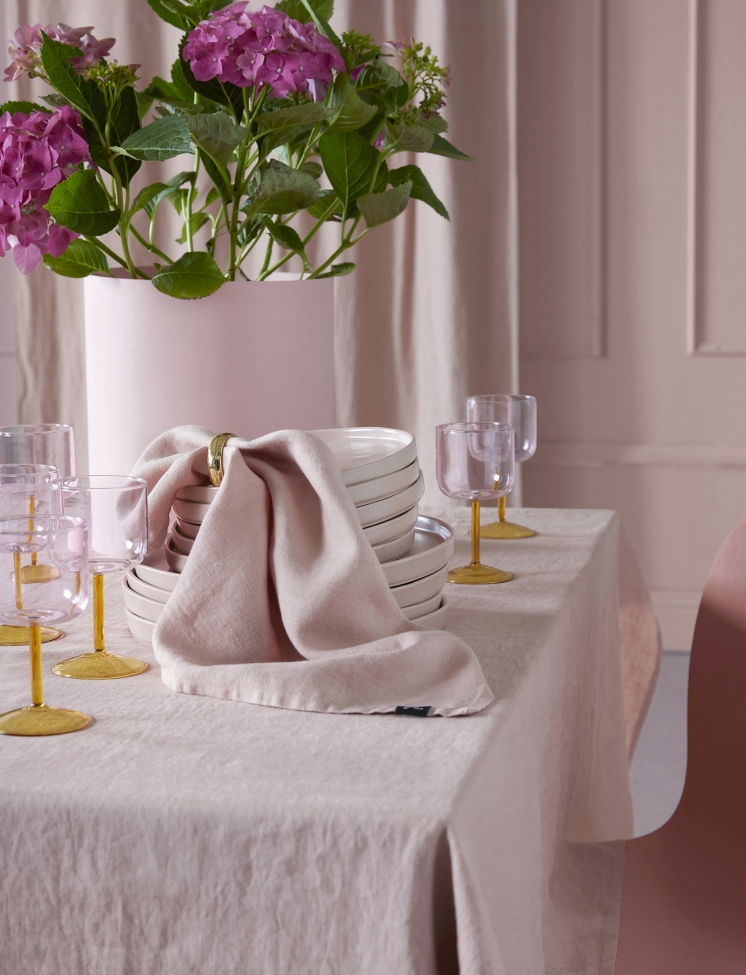 Terítő 'Napfény' 145x250 - Rózsaszín