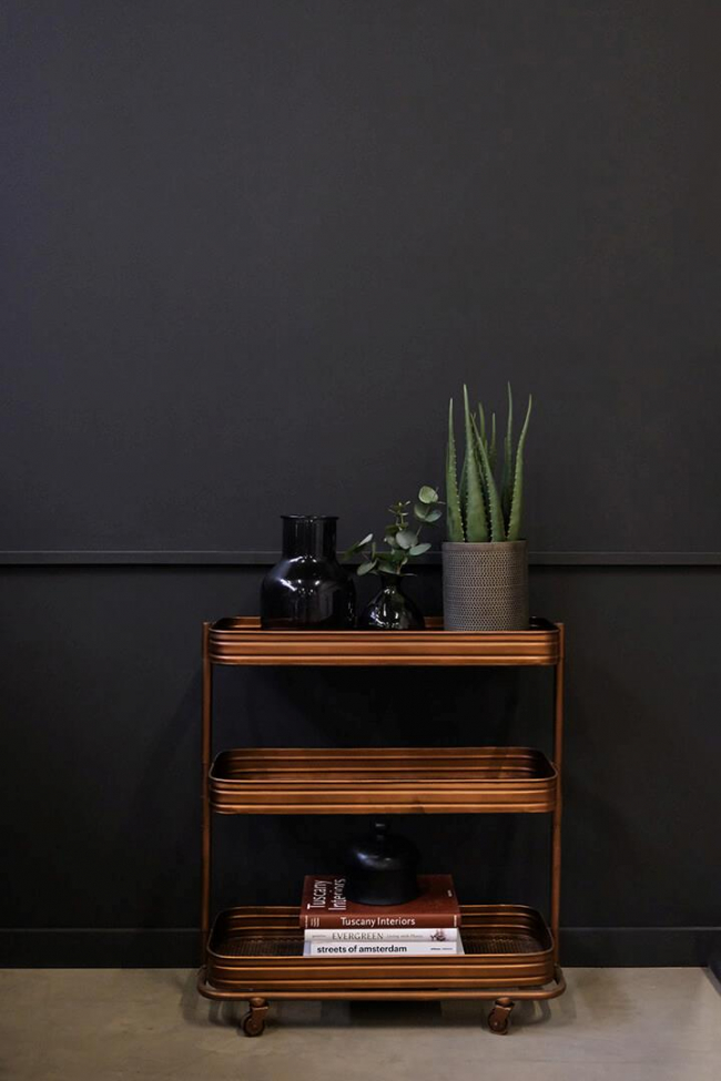 Gyönyörű fekete fa tok Ozzi L - Fa