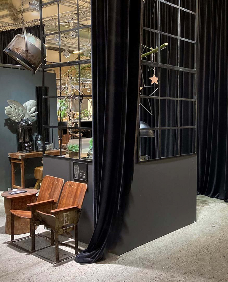 Vintage mozi pad 'Bollywood' - Barna