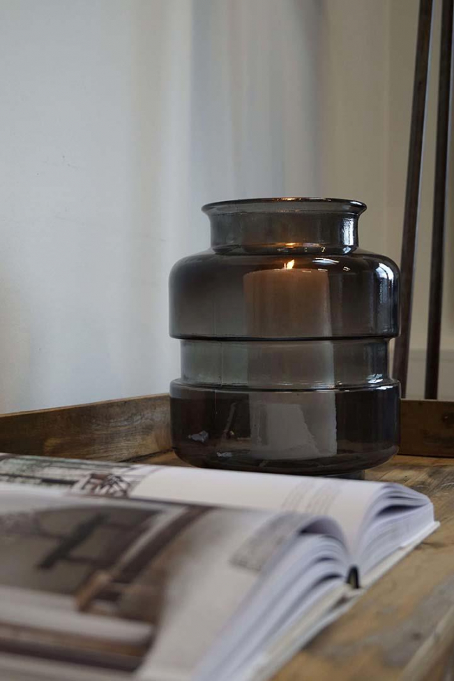 Üveg váz 'Noel' - Szürke