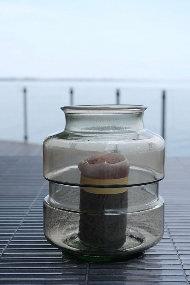 Üveg váz 'Noel' - Bézs