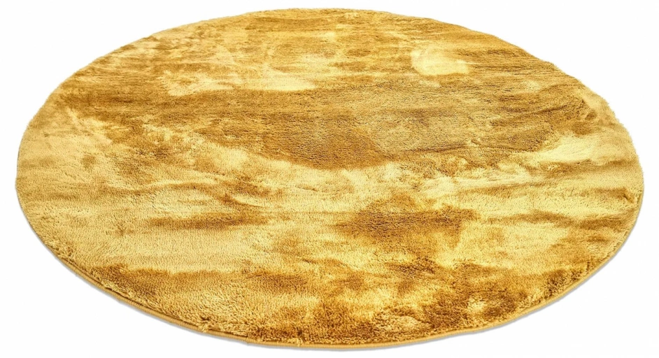 Kerek szőnyeg 'Aranga Super Soft' - Narancssárga