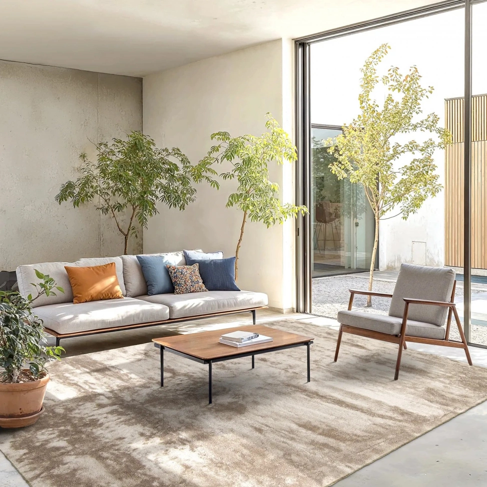 Hosszúszálú szőnyeg 'Aranga Super Soft Fur' - Barna