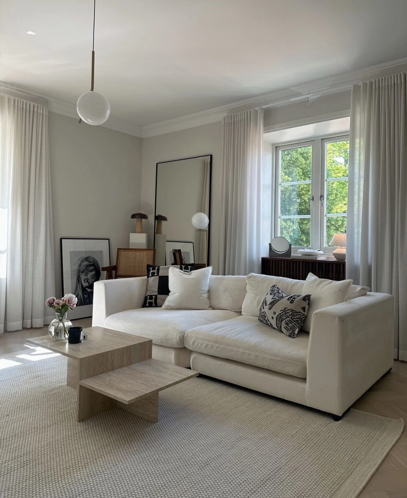 Gyapjúszőnyeg 'Coastal' - Krém