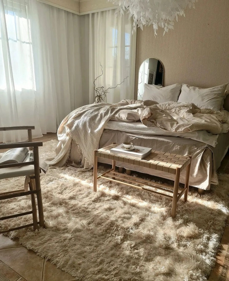 Janjira rasta szőnyeg - Törtfehér