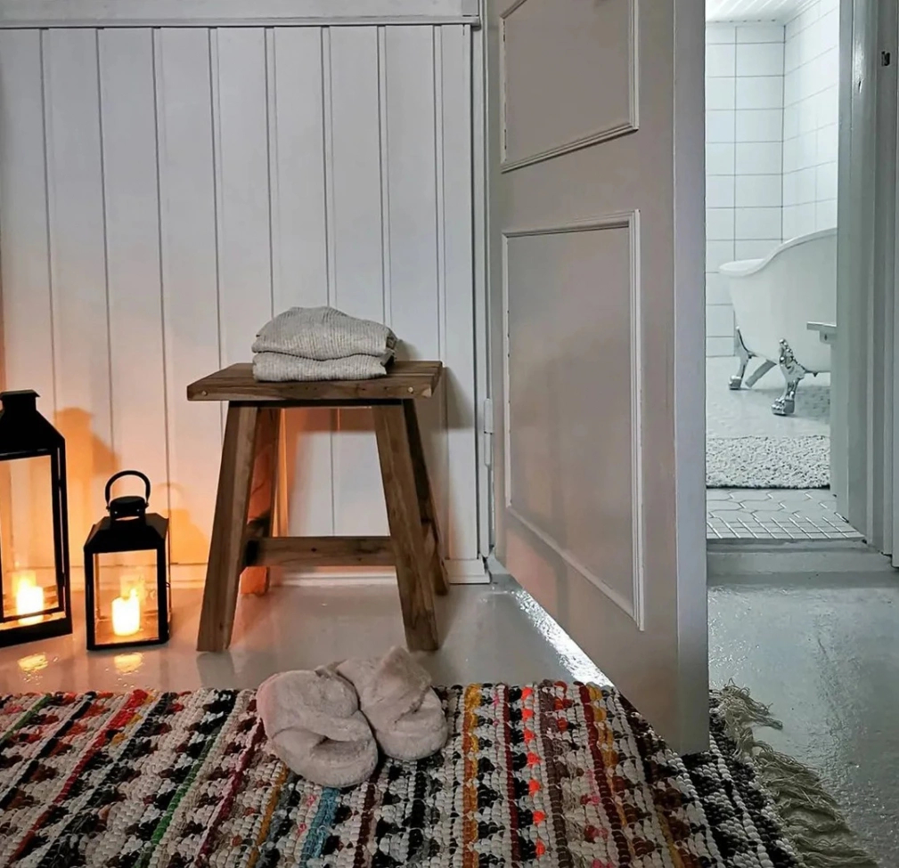 Rongyszőnyeg 'Lindby' - Többszínű