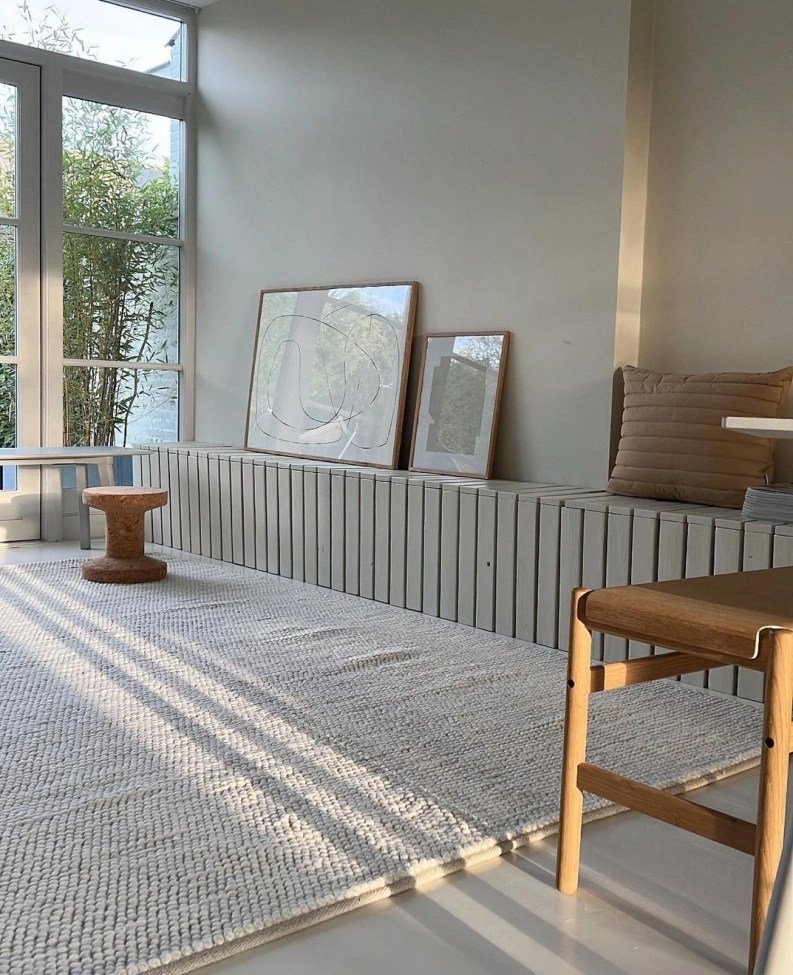 Gyapjúszőnyeg 'Avafors' - Bézs