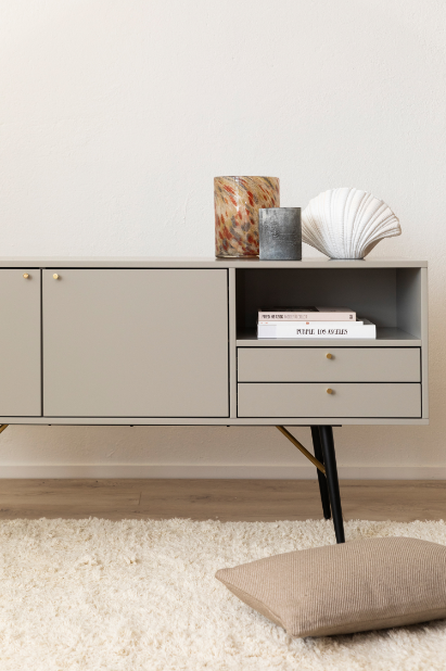 TV-szekrény 'Creme' - Szürke