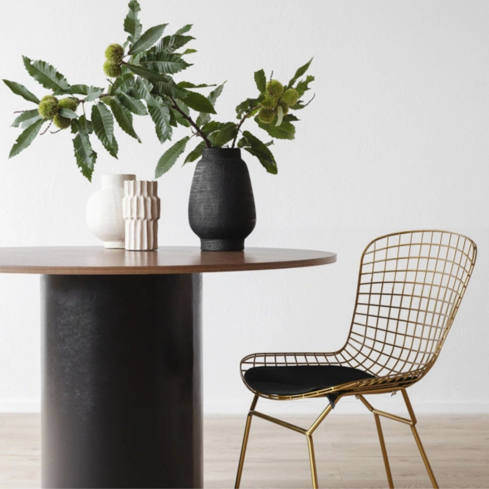 Étkezőasztal 'Rounded' Kerek 120cm - Dió