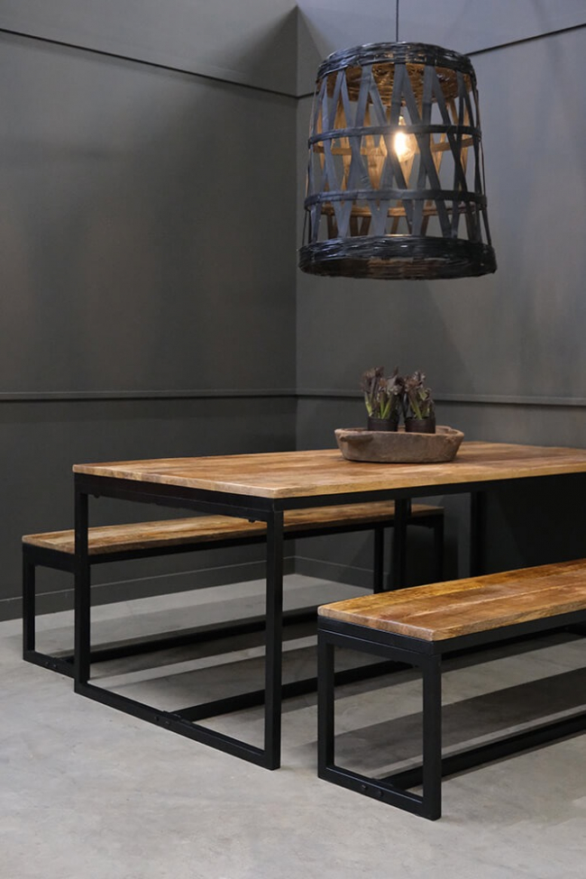 Étkezőasztal 'Ronaldo' 200x100cm - Fa