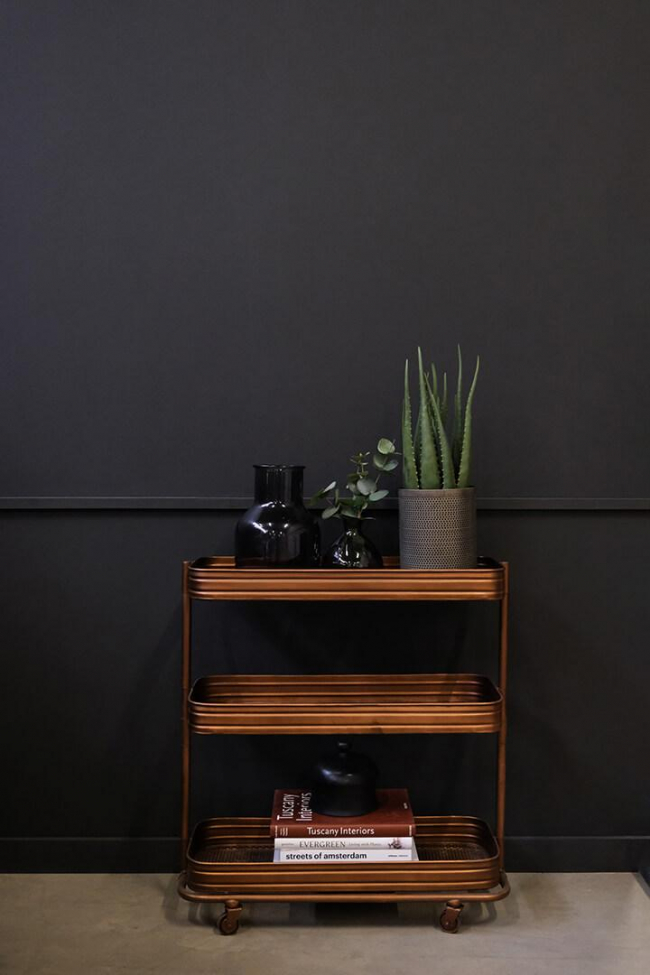 Tálcás kocsi 'Vega' - Réz