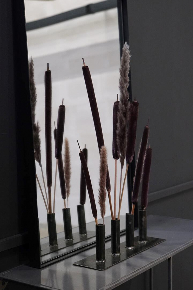 Fali tükör 'Alex' - Fekete