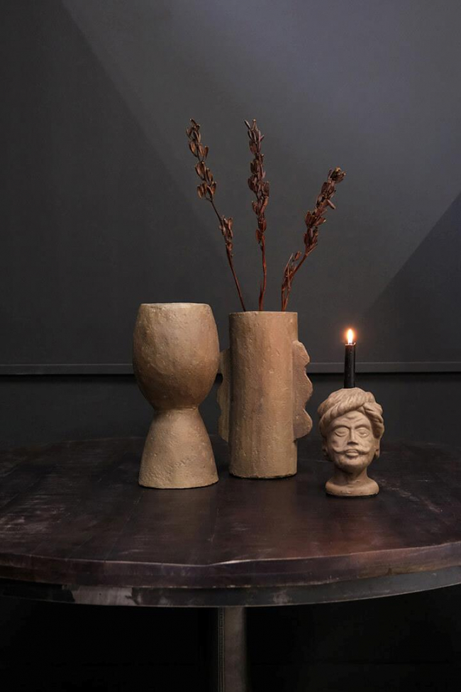 Váz 'Baxter' - Szürke