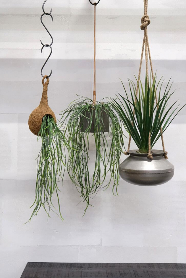 Virágcserép 'Eric' - Fém