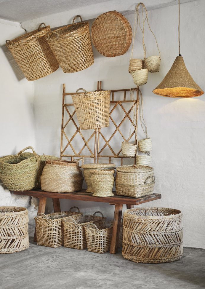 Fa pad 'Recycled' - Természetes/újrahasznosított fa